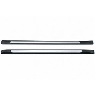 Střešní ližiny OEM, šedé (ABS plast) Toyota Hilux 2006–2015