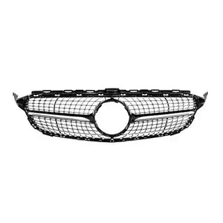 Přední maska Diamond Black (pro Avantgarde/AMG-Line/C43 AMG) Mercedes C-Class W205 2014–2021 fotografie 1