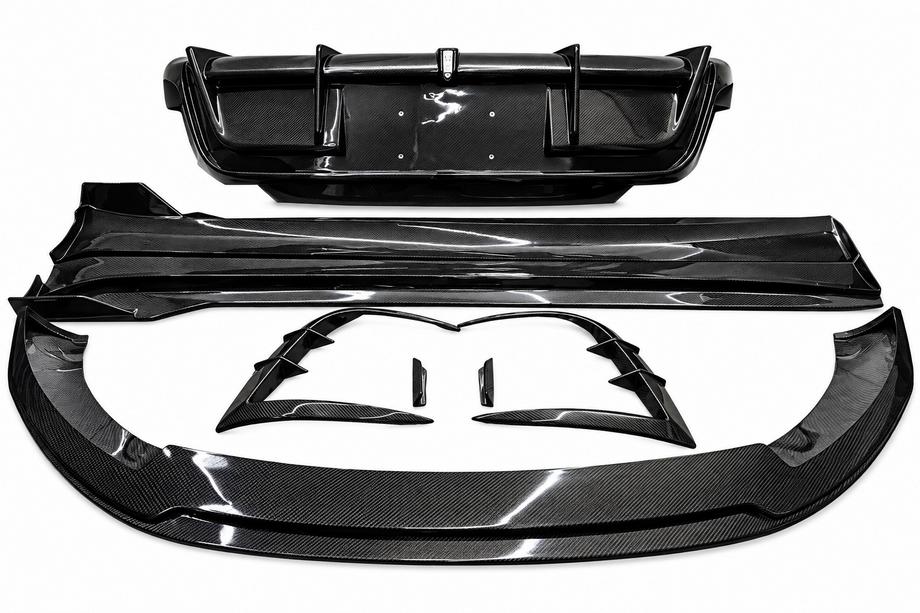 Tesla Model Y 2020– Sada body kitu Carbon Aerokit (pro 2025+) Fotografie 3