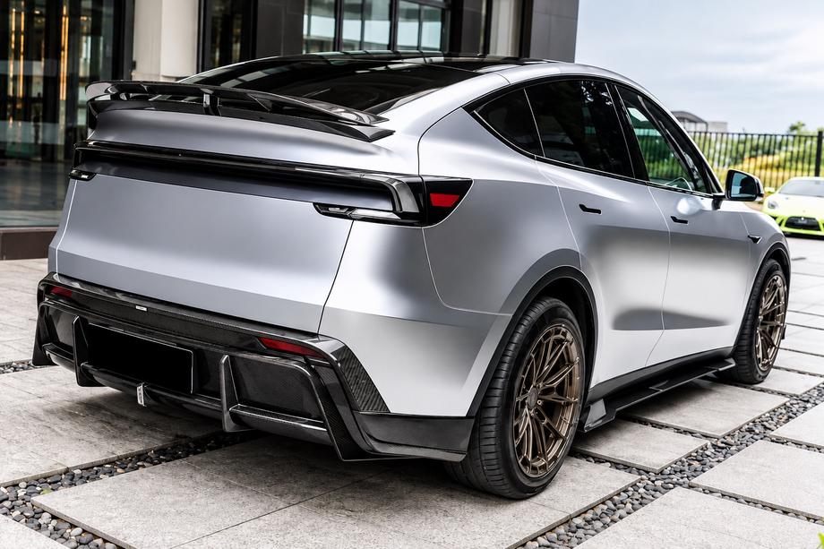 Tesla Model Y 2020– Sada body kitu Carbon Aerokit (pro 2025+) Fotografie 2