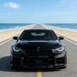 Přední lip spoiler nárazníku Lip V3 (pro G87, karbon) fotografie 2