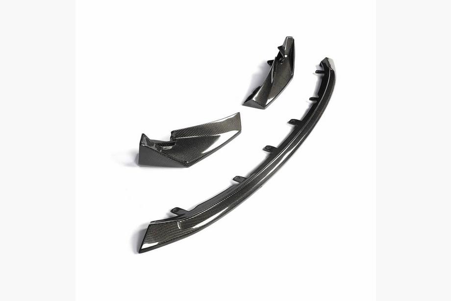 BMW řada 3 G20/G21 2018– Přední lip spoiler nárazníku Lip V12 (pro G80, karbon) Fotografie 4
