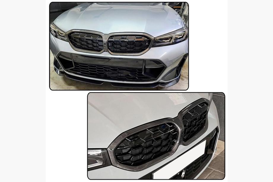 BMW řada 3 G20/G21 2018– Ledvinky Diamond Carbon (2022+) Fotografie 2