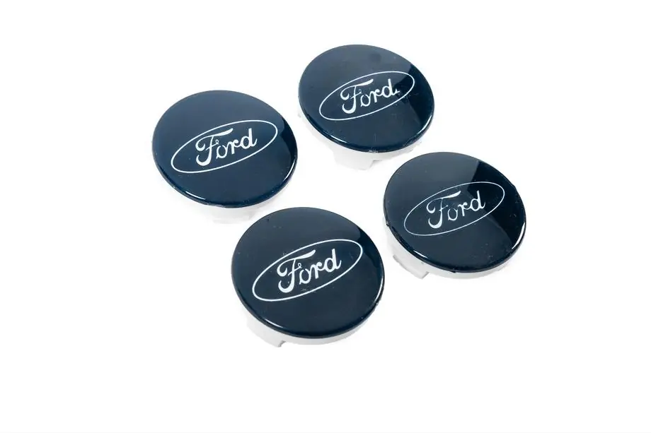 Ford Středové krytky kol 53/51 mm tmavě modré (4 ks) Fotografie 3