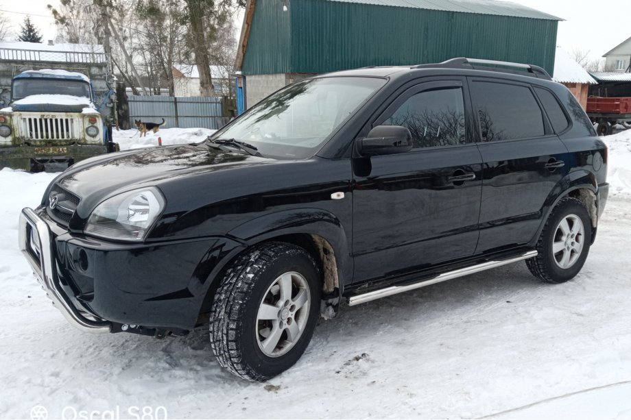 Hyundai Tucson JM 2004– Boční trubky BB002 (2 ks, nerez) Fotografie 1