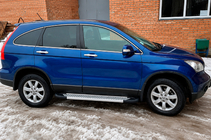 Honda CRV 2007–2011 Boční nášlapy Allmond Grey (2 ks, hliník) fotografie 3
