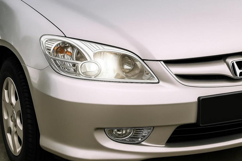 Honda Civic Sedan VII 2001–2006 Kryty světlometů (2 ks, plast) Image