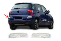 Fiat 500/500L 2013–2022 Nerezové kryty rohů zadního nárazníku pro 500L 2018+ (2 ks) fotografie 1