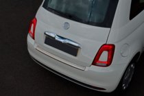 Fiat 500/500L 2013–2022 Nerezová lišta zadního nárazníku 3D/Cabrio (OmsaLine) fotografie 4