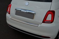 Fiat 500/500L 2013–2022 Nerezová lišta zadního nárazníku 3D/Cabrio (OmsaLine) fotografie 5