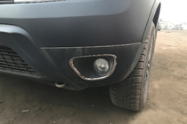 Dacia Duster 2008–2018 Nerezové kryty mlhových světel 2010-2013 (2 ks) fotografie 1