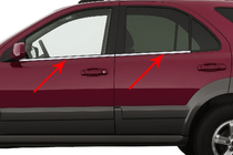 Kia Sorento I BL 2002–2009 Okenní lišty (4 ks, nerez) OmsaLine – italská nerezová ocel fotografie 1