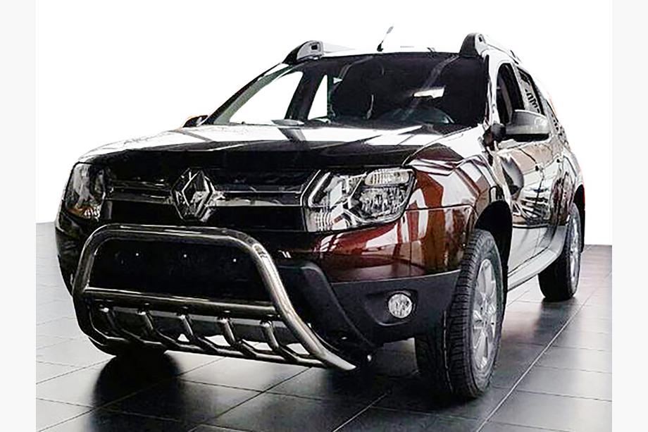 Renault Duster 2008–2017 Nerezový přední ochranný rám (bullbar) WT003 bez nápisu Fotografie 2