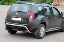 Renault Duster 2008–2017 Zadní ochranný oblouk (nerez) fotografie 1
