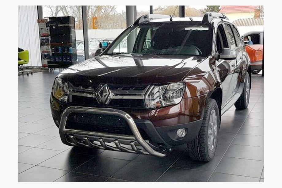 Dacia Duster 2008–2018 Nerezový přední ochranný rám (bullbar) WT003 bez nápisu Fotografie 7