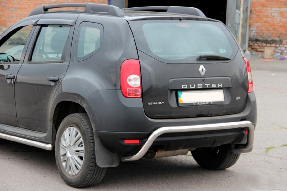 Dacia Duster 2008–2018 Zadní ochranný oblouk (nerez) Fotografie 3