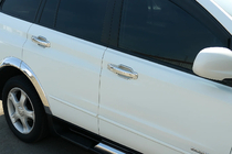 SsangYong Action 2005–2018 Chromové rámečky kolem klik dveří (4 ks, plast) fotografie 3