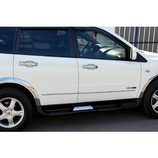 Chromové rámečky kolem klik dveří (4 ks, plast) SsangYong Action 2005–2018 fotografie 1