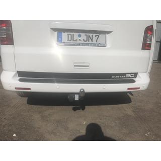 Nástavec zadního nárazníku s ohybem (ABS plast) Volkswagen T5 Caravelle 2004–2010 fotografie 3