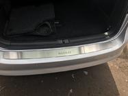 Volkswagen Passat B7 2012–2015 Ochranná lišta zadního nárazníku Nathaniko (nerez) Kombi fotografie 4