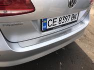 Volkswagen Passat B7 2012–2015 Ochranná lišta zadního nárazníku Nathaniko (nerez) Kombi fotografie 5