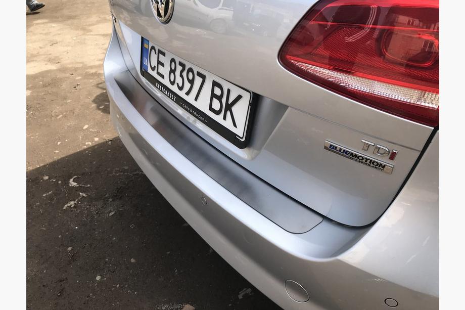 Volkswagen Passat B7 2012–2015 Ochranná lišta zadního nárazníku Nathaniko (nerez) Sedan Fotografie 7