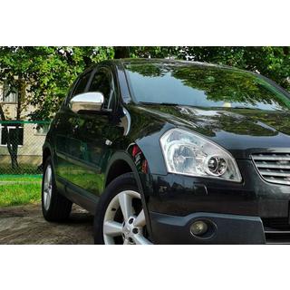 Chromové kryty zpětných zrcátek (2 ks, plast) Nissan Qashqai 2007–2010 fotografie 2