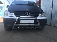 Mercedes Vito W639 2004–2014 Přední ochranný rám 60 mm (nerez) fotografie 2