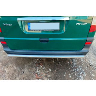 Zadní ochranný oblouk AK002 (nerez) Mercedes Vito W639 2004–2014 fotografie 3