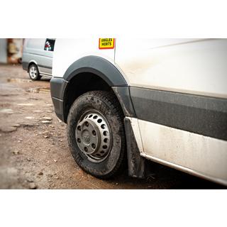 Široké lemy blatníků (4 ks, černé) Mercedes Sprinter W906 2006–2018 fotografie 4