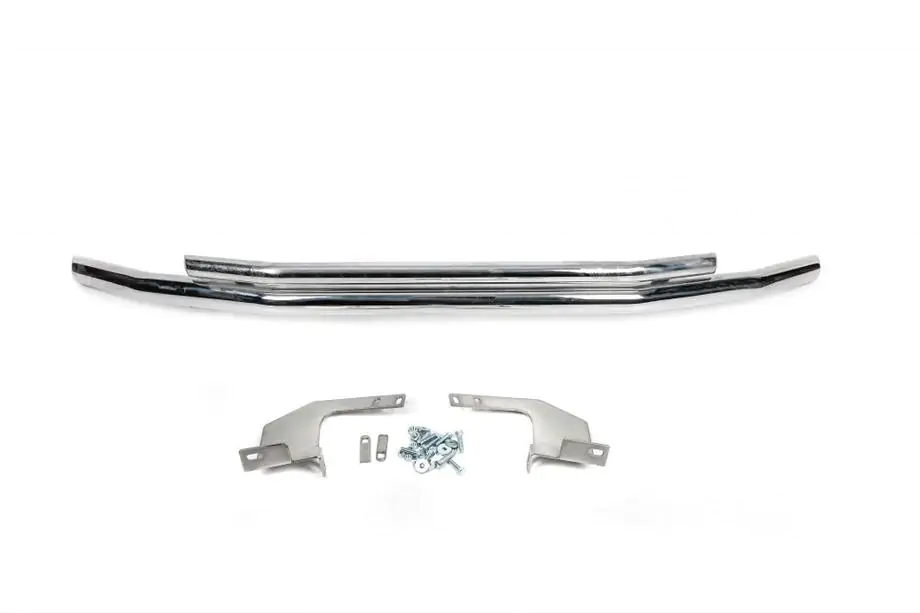 Volkswagen T5 2010–2015 Přední ochranný rám dvojitý 60/48 mm (nerez) Fotografie 2