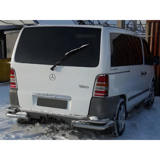 Nerezové kryty zadních světel (2 ks) Mercedes Vito W638 1996–2003 fotografie 1