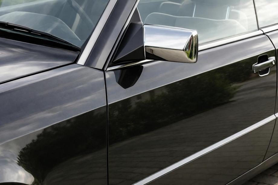 Mercedes E-Class W124 1984–1997 Chromové kryty zpětných zrcátek (2 ks, nerez) Fotografie 1