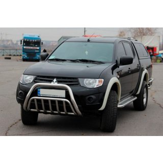 Nerezový přední ochranný rám (bullbar) fotografie 3
