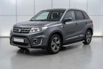 Suzuki Vitara 2015– Boční prahy Maydos V1 (2 ks, hliník ↗ nerez) fotografie 1