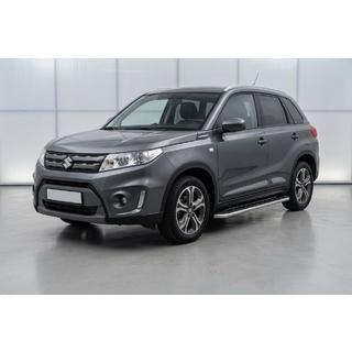 Boční prahy Maydos V1 (2 ks, hliník ↗ nerez) Suzuki Vitara 2015– fotografie 1