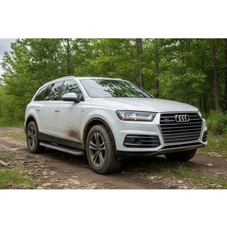 Boční nášlapy Tayga Grey (2 ks, hliník) Audi Q7 2015–2026 fotografie 1