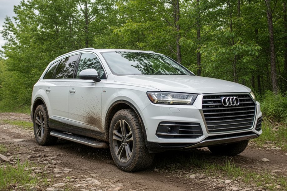 Audi Q7 2015–2026 Boční nášlapy Tayga Grey (2 ks, hliník) Image
