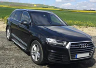 Audi Q7 2015–2026 Boční nášlapy Allmond Grey (2 ks, hliník) fotografie 1