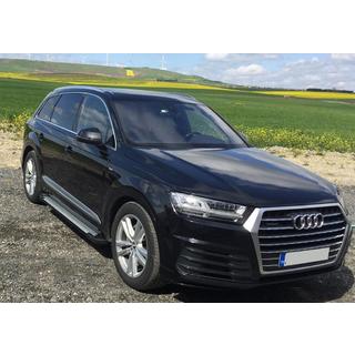Boční nášlapy Allmond Grey (2 ks, hliník) Audi Q7 2015–2026 fotografie 1