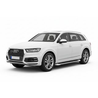 Boční nášlapy Allmond White (2 ks, hliník) Audi Q7 2015–2026 fotografie 1