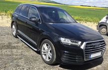 Audi Q7 2015–2026 Boční nášlapy Fullmond (2 ks, hliník) fotografie 1