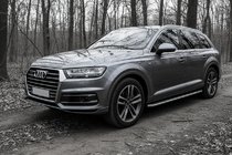 Audi Q7 2015–2026 Boční nášlapy Maydos V2 (2 ks, hliník + nerez) fotografie 1