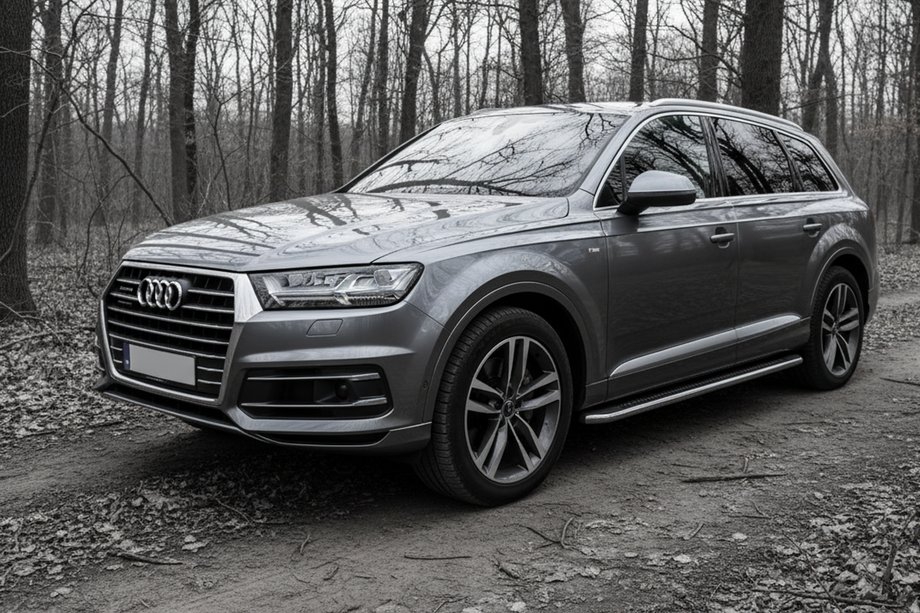 Audi Q7 2015–2026 Boční nášlapy Maydos V2 (2 ks, hliník + nerez) Image