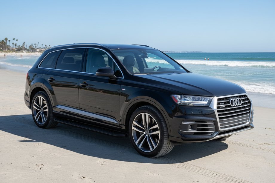 Audi Q7 2015–2026 Boční nášlapy Tayga Black (2 ks, hliník) Image