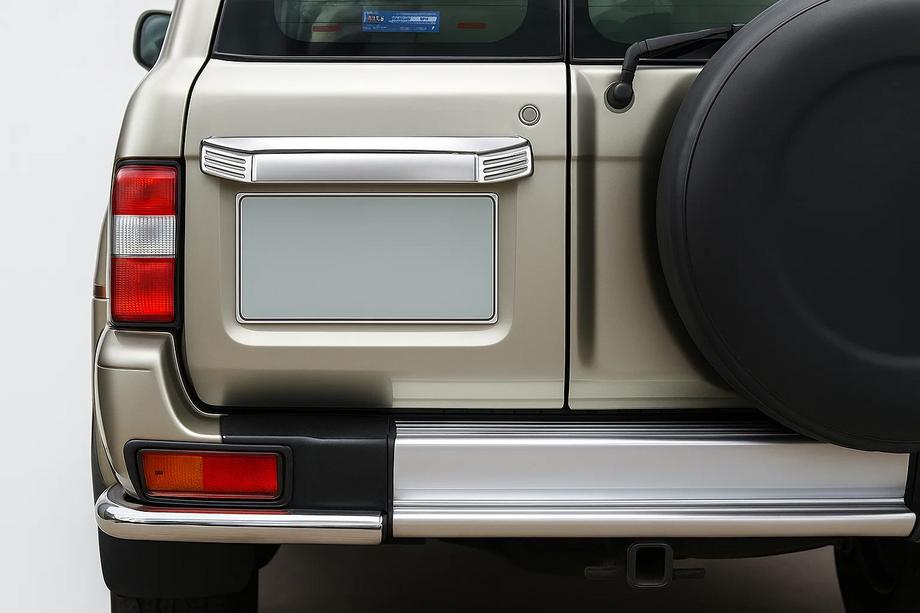 Nissan Patrol Y61 1997–2011 Zadní lišta (plast.) Fotografie 1