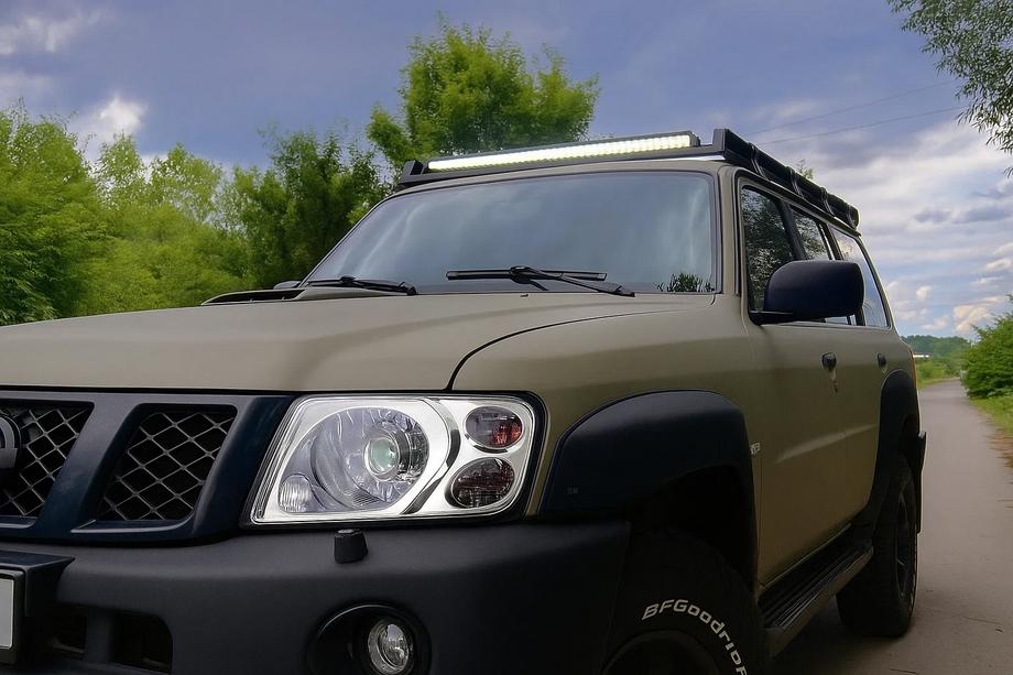 Nissan Patrol Y61 1997–2011 Chromové rámečky světlometů (2001-2004, 2 ks) Image