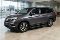 Honda Pilot 2015–2022 Boční prahy Allmond Black (2 ks, hliník) fotografie 1