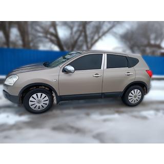 Chromové kryty sloupků dveří (4 ks, nerez) Nissan Qashqai 2007–2010 fotografie 1