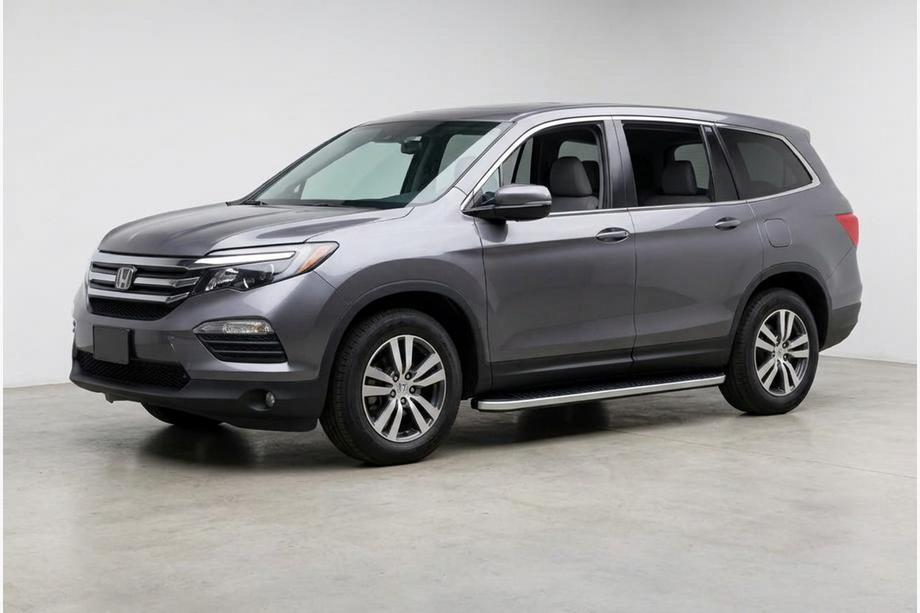 Honda Pilot 2015–2022 Boční nášlapy Tayga Grey (2 ks, hliník) Image